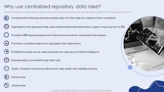 Why Use Centralized Repository Data Lake Brochure PDF