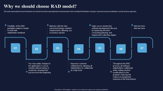 Why We Should Choose RAD Model Integrating RAD Model To Simplify Ideas PDF Why We Should Choose RAD Model Integrating RAD Model To Simplify Ideas PDF
