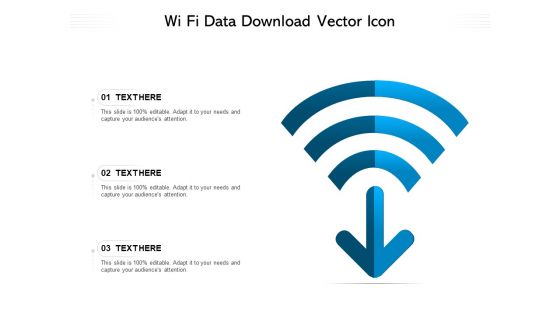 Wi Fi Data Download Vector Icon Ppt PowerPoint Presentation File Designs PDF