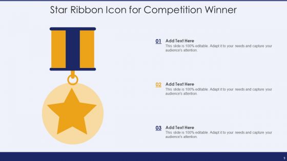 Winner Icon Ppt PowerPoint Presentation Complete Deck With Slides