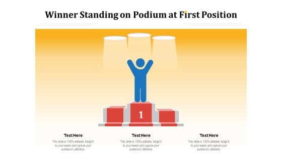 Winner Standing On Podium At First Position Ppt PowerPoint Presentation Slides Portfolio PDF Winner Standing On Podium At First Position Ppt PowerPoint Presentation Slides Portfolio PDF