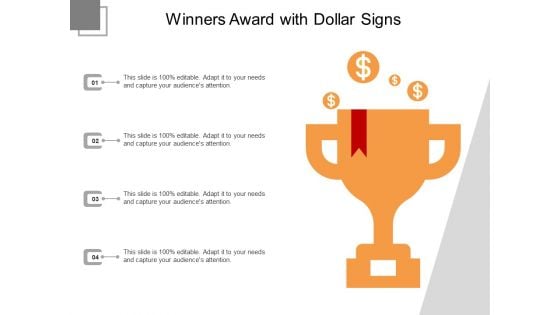 Winners Award With Dollar Signs Ppt PowerPoint Presentation File Tips Winners Award With Dollar Signs Ppt PowerPoint Presentation File Tips