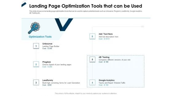 Winning New Customers Acquisition Strategies Landing Page Optimization Tools That Can Be Used Formats PDF