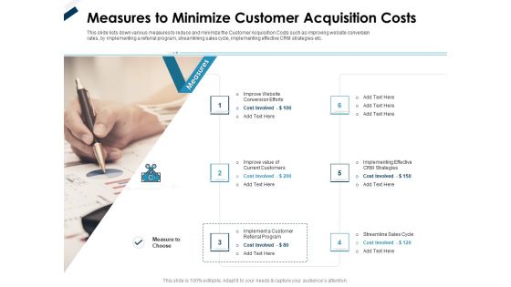 Winning New Customers Strategies Measures To Minimize Customer Acquisition Costs Ideas PDF