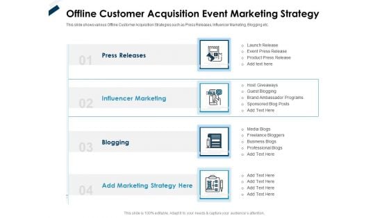 Winning New Customers Strategies Offline Customer Acquisition Event Marketing Strategy Professional PDF