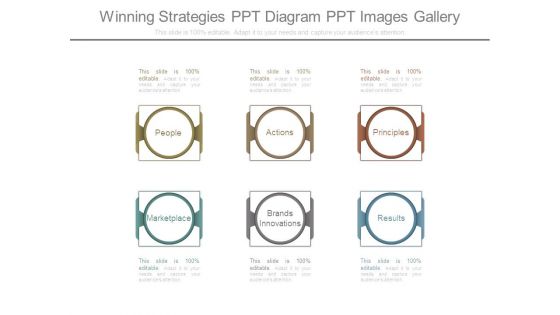 Winning Strategies Ppt Diagram Ppt Images Gallery