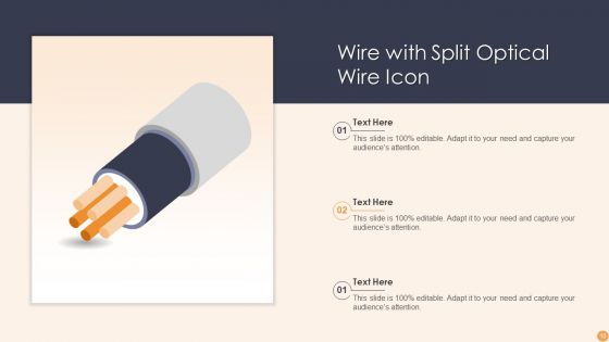 Wire Icon Ppt PowerPoint Presentation Complete Deck With Slides