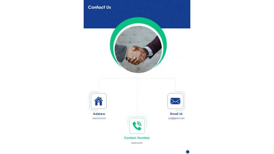 Wireless Healthcare Devices Proposal Contact Us One Pager Sample Example Document Wireless Healthcare Devices Proposal Contact Us One Pager Sample Example Document