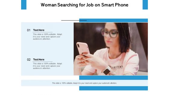 Woman Searching For Job On Smart Phone Ppt PowerPoint Presentation Infographics Diagrams PDF Woman Searching For Job On Smart Phone Ppt PowerPoint Presentation Infographics Diagrams PDF