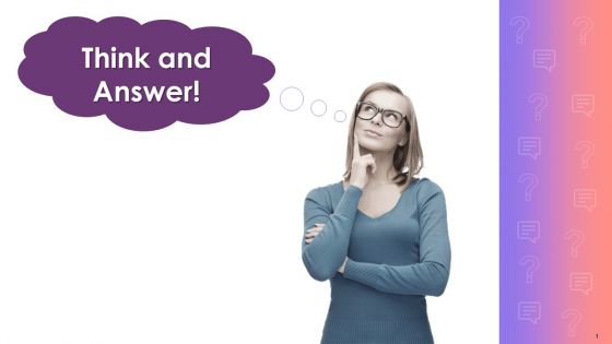 Woman Thinking For An Answer Training Ppt