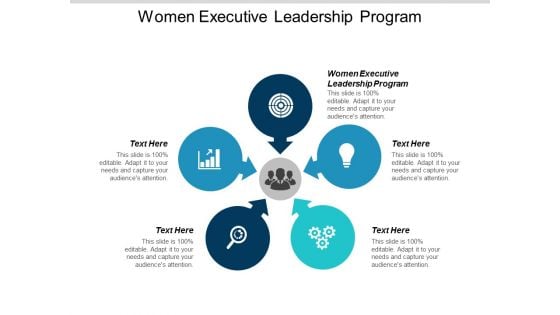 Women Executive Leadership Program Ppt Powerpoint Presentation Styles Diagrams Cpb