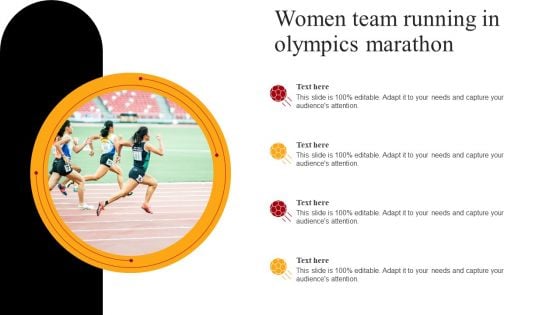 Women Team Running In Olympics Marathon Information PDF