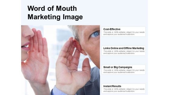 Word Of Mouth Marketing Image Ppt PowerPoint Presentation Infographics Format