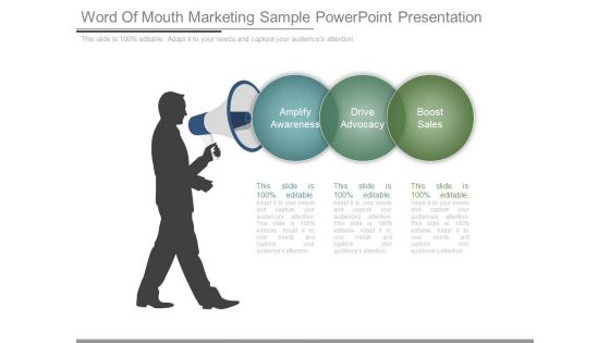 Word Of Mouth Marketing Sample Powerpoint Presentation