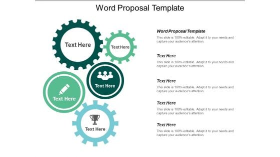 Word Proposal Template Ppt PowerPoint Presentation Themes Cpb