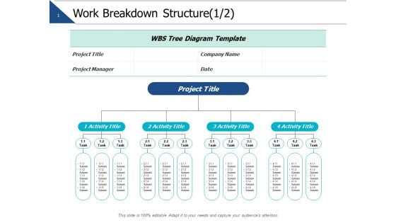 Work Breakdown Structure Management Ppt PowerPoint Presentation Slides Graphics Design