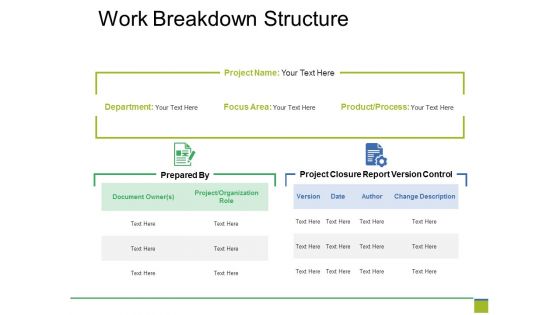 Work Breakdown Structure Ppt PowerPoint Presentation Professional Rules
