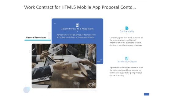 Work Contract For HTML5 Mobile App Proposal Contd Ppt PowerPoint Presentation File Topics PDF