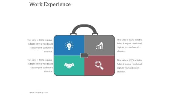 Work Experience Template 1 Ppt PowerPoint Presentation Tips