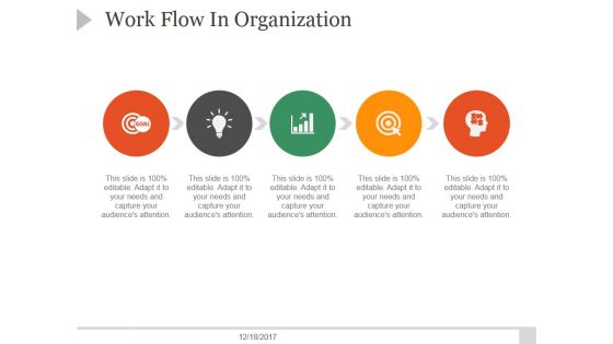 Work Flow In Organization Ppt PowerPoint Presentation Backgrounds