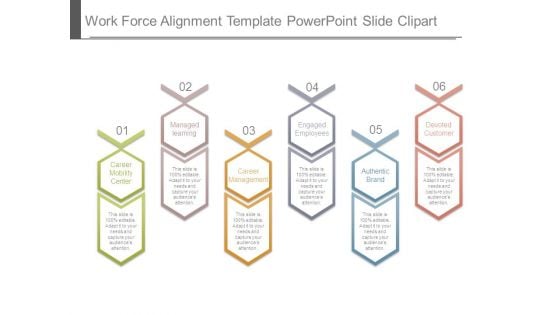 Work Force Alignment Template Powerpoint Slide Clipart
