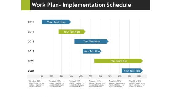 Work Plan Implementation Schedule Ppt PowerPoint Presentation Professional Visual Aids