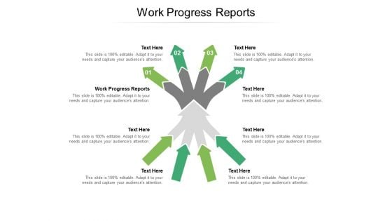 Work Progress Reports Ppt PowerPoint Presentation Portfolio Example File Cpb