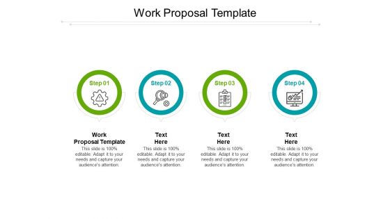 Work Proposal Template Ppt PowerPoint Presentation Shapes Cpb