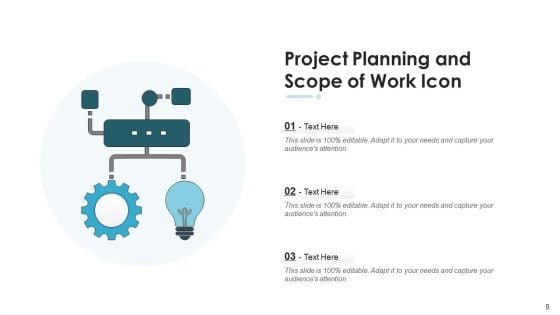 Work Purpose Icon Project Workflow Ppt PowerPoint Presentation Complete Deck With Slides