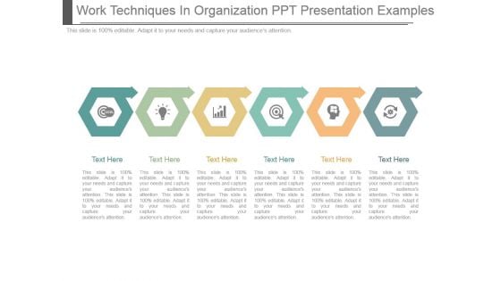 Work Techniques In Organization Ppt Presentation Examples Work Techniques In Organization Ppt Presentation Examples