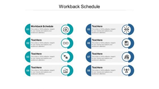 Workback Schedule Ppt PowerPoint Presentation Styles Design Ideas Cpb