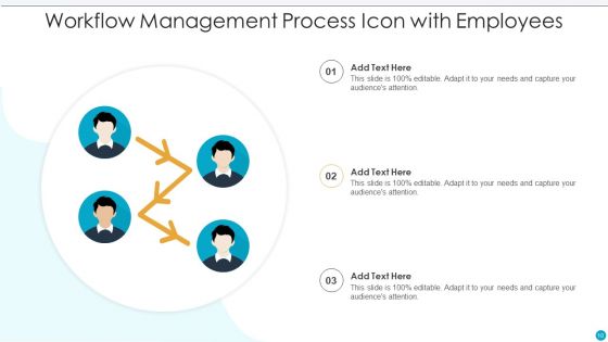 Workflow Management Icon Ppt PowerPoint Presentation Complete Deck With Slides