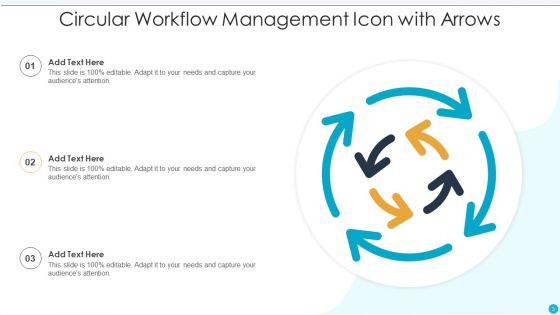 Workflow Management Icon Ppt PowerPoint Presentation Complete Deck With Slides