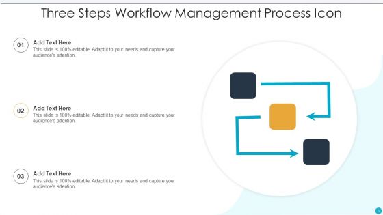 Workflow Management Icon Ppt PowerPoint Presentation Complete Deck With Slides