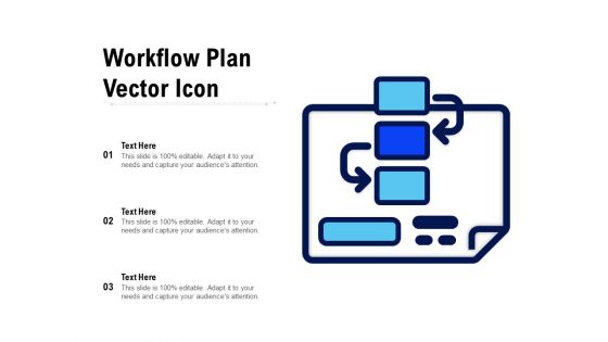 Workflow Plan Vector Icon Ppt PowerPoint Presentation Professional Graphics Example
