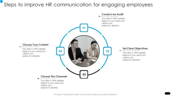 Workforce Engagement HR Plan Steps To Improve HR Communication For Engaging Employees Download PDF