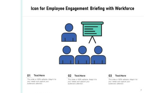 Workforce Engagement Icon Targets Measurement Ppt PowerPoint Presentation Complete Deck