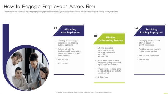 Workforce Instruction Playbook How To Engage Employees Across Firm Information PDF