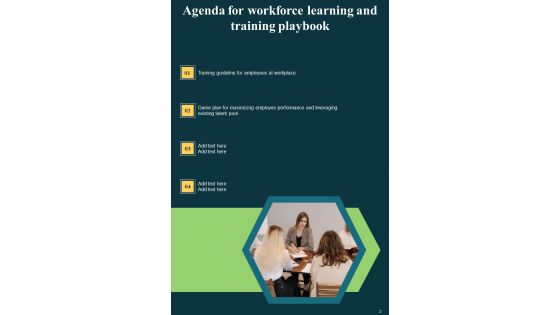 Workforce Learning And Training Playbook Template
