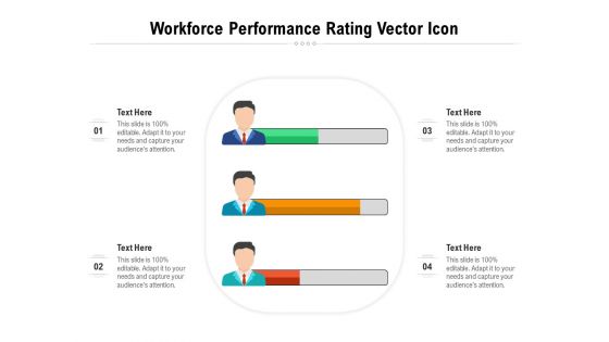 Workforce Performance Rating Vector Icon Ppt PowerPoint Presentation Outline Example PDF