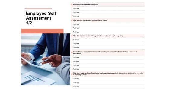 Workforce Planning System Employee Self Assessment Ppt PowerPoint Presentation Inspiration Brochure PDF