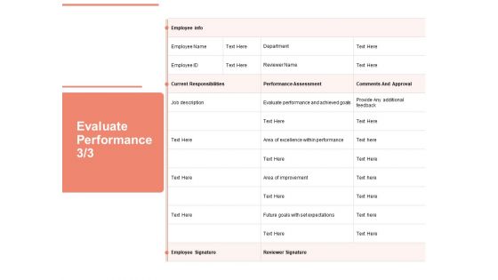 Workforce Planning System Evaluate Performance Employee Ppt PowerPoint Presentation Icon Ideas PDF