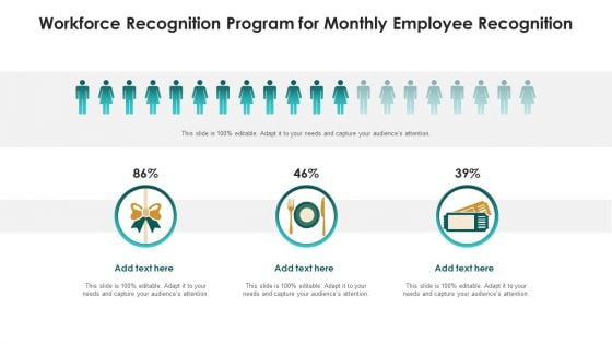 Workforce Recognition Program For Monthly Employee Recognition Demonstration PDF