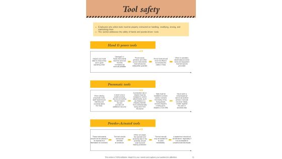 Workforce Safety Program Training Handbook Slide16