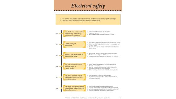Workforce Safety Program Training Handbook Slide17