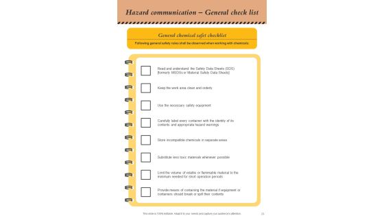 Workforce Safety Program Training Handbook Slide24