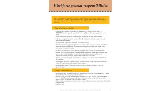 Workforce Safety Program Training Handbook Slide06