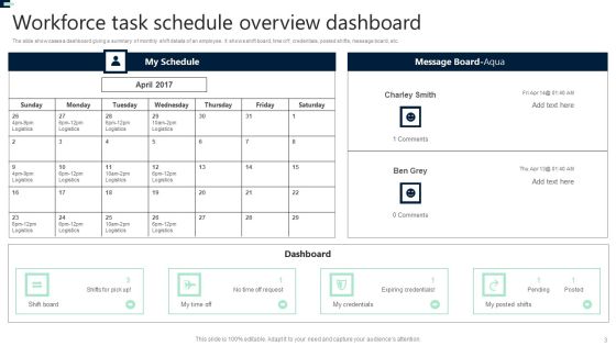 Workforce Schedule Ppt PowerPoint Presentation Complete Deck With Slides Slide03