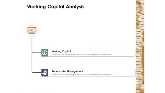 Working Capital Analysis Ppt Powerpoint Presentation Icon Summary