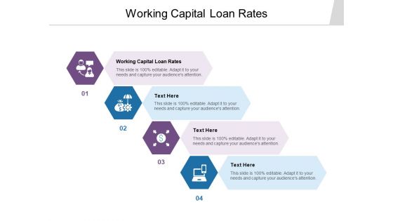 Working Capital Loan Rates Ppt PowerPoint Presentation Gallery Show Cpb